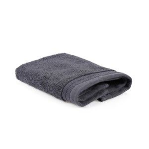 Tmavě šedý bavlněný ručník Atmosphere, 29 x 31 cm