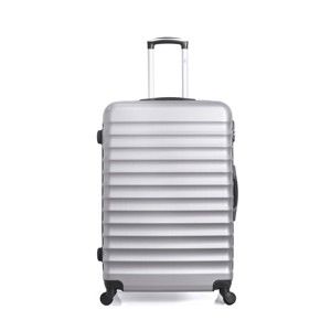 Cestovní kufr ve stříbrné barvě kolečkách Hero Meropi, 37 l