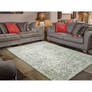 Šedý ručně tkaný koberec Flair Rugs Dorchester, 200 x 290 cm