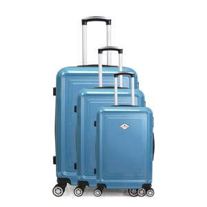 Sada 3 modrých cestovních kufrů na kolečkách GERARD PASQUIER Carra Valises