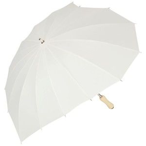 Bílý holový deštník Von Lilienfeld Heart, ø 82 cm