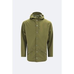 Zelená unisex bunda s vysokou voděodolností Rains Jacket, velikost M / L