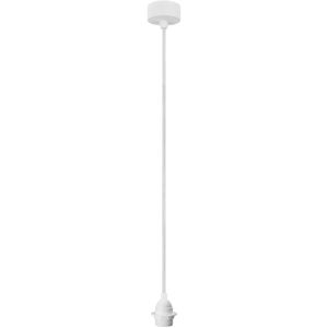 Bílé závěsné svítidlo Bulb Attack Uno Plus, ⌀ 4 cm