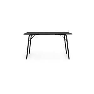 Antracitově šedý jídelní stůl Tenzo Daxx, 80 x 140 cm