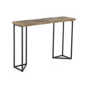 Konzolový stolek s deskou z jilmového dřeva Geese Lea, výška 83 cm