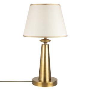 Kovová stolní lampa ve zlaté barvě Opviq lights Samuel