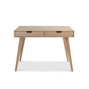 Ručně vyráběný pracovní stůl z masivního březového dřeva Kiteen Kolo