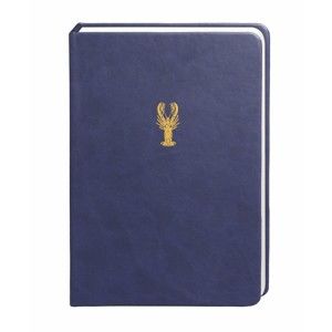 Tmavě modrý zápisník Portico Designs, 300 stránek