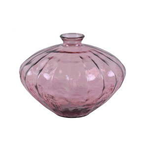 Růžová váza z recyklovaného skla Ego Dekor Etnico, 14 l