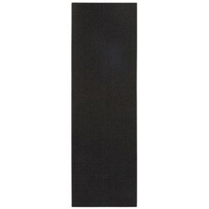 Černý běhoun BT Carpet Sisal, 80 x 500 cm