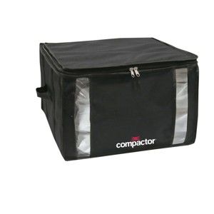 Černý úložný box s vakuovým obalem Compactor Black Edition, objem 125 l