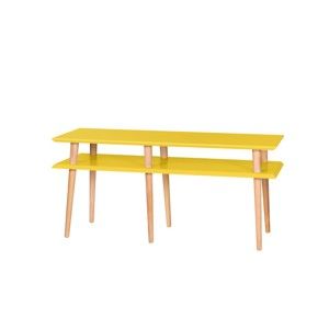 Žlutý konferenční stolek Ragaba Mugo, délka 119 cm