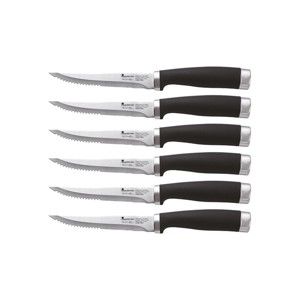 Sada 6 steakových nožů z nerezové oceli Bergner Gravity