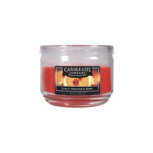 Vonná svíčka ve skle s vůní mandarinky Candle-Lite, doba hoření až 40 hodin