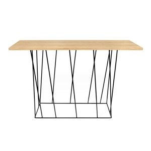 Konzolový stolek s černými nohami TemaHome Helix