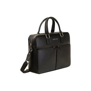 Černá taška / kabelka z pravé kůže Andrea Cardone Santo Crispo
