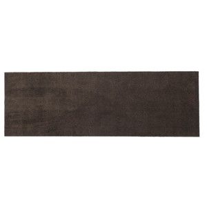 Tmavě hnědá rohožka tica copenhagen Unicolor, 67 x 200 cm