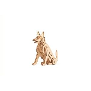 3D dřevěné puzzle s motivem psa Kikkerland Dog