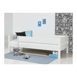 Bílá dětská postel s bezpečnostními postranními pelestmi Manis-h Huxie, 70 x 160 cm