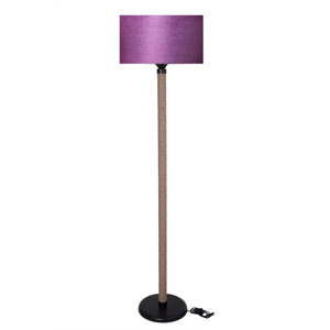 Volně stojící lampa s fialovým stínítkem lampa Kate Louise Rope