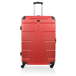 Červený kufr na kolečkách Bluestar Ottawa, 60 l