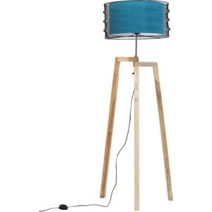 Modrá Stojací lampa Kare Design Wire Tripod