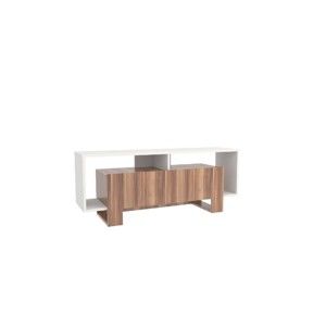 Dřevěný TV stolek Melville Ash, šířka 120 cm