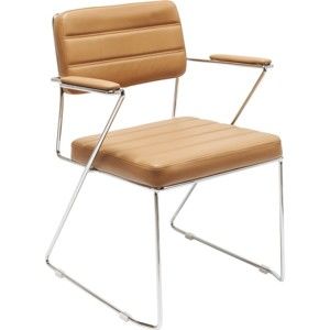 Hnědá židle Kare Design Dottore Brown