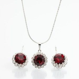 Set náhrdelníku a náušnic s krystaly Swarovski Elements Laura Bruni Sia