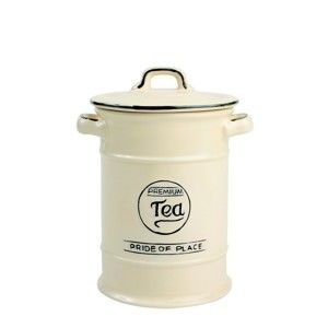 Krémová keramická dóza na čaj T&G Woodware Pride Of Place