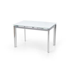 Rozkládací jídelní stůl s bílou deskou Halmar Lambert, délka 120 - 180 cm