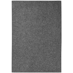 Antracitově černý koberec BT Carpet, 60 x 90 cm