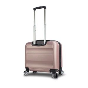 Růžový cestovní kufr na kolečkách s USB portem My Valice COLORS LASSO Cabin Suitcase