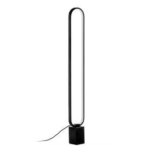Černá stojací lampa La Forma Cinta, výška 10 cm