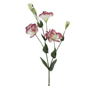 Fialová umělá květina Ego Dekor Lisianthus, výška 70 cm