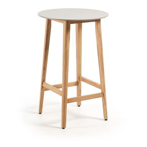 Balkónový stolek z eukalyptového dřeva La Forma Giorgia, ⌀ 70 cm