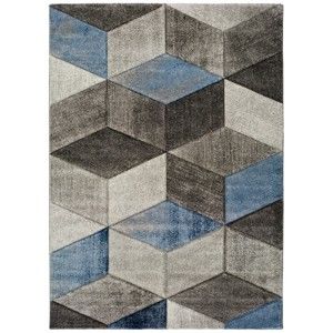 Modrošedý koberec Universal Indigo Azul Robo, 60 x 120 cm