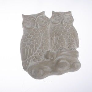 Nástěnná závěsná betonová dekorace Dakls Owls