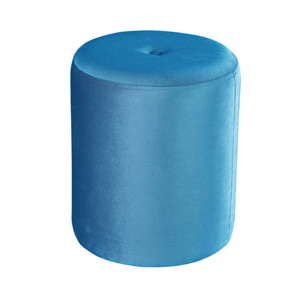 Modrý puf JohnsonStyle Ellen Magic Velvet, ⌀ 40 cm