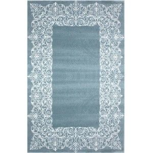 Modrý koberec Mafisto Frame, 120 x 170 cm