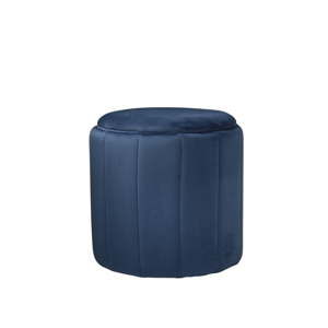 Modrá čalouněná stolička Native Mystique, ⌀ 43 cm