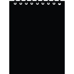 Černá nástěnná tabulová samolepka LineArtistica Note Uno, 30 x 40 cm