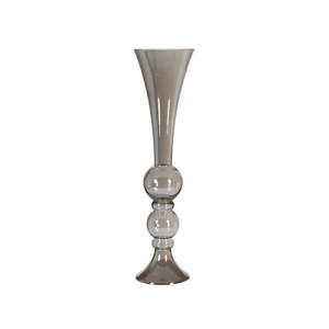 Stříbrná ručně vyráběná křišťálová váza Santiago Pons Classy, výška 88 cm