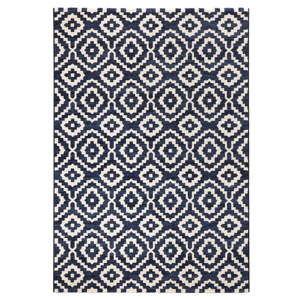Modrý koberec Mint Rugs Diamond Ornamental, 80 x 150 cm