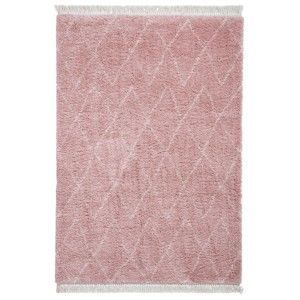 Růžový koberec Think Rugs Boho Lamento Rose, 160 x 230 cm