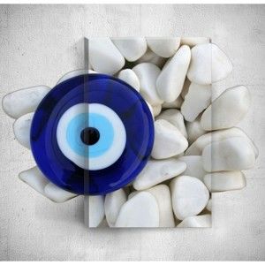 Nástěnný 3D obraz Mosticx Pebble Eye, 40 x 60 cm