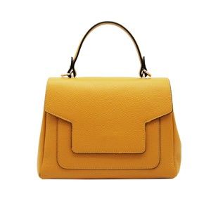 Žlutá kabelka z pravé kůže Andrea Cardone Calliso