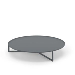 Šedý konferenční stolek MEME Design Round, Ø 120 cm
