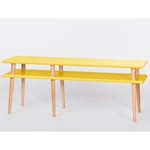 Konferenční stolek Mugo Yellow, 159 cm (šířka) a 45 cm (výška)