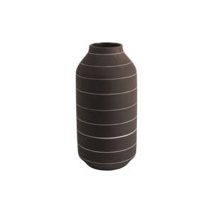 Tmavě hnědá keramická váza PT LIVING Terra, ⌀ 15 cm